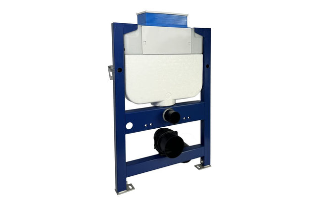 Low Height WC Frame with Slim Cistern | Wall-Hung Toilet Frame | WRAS Approved