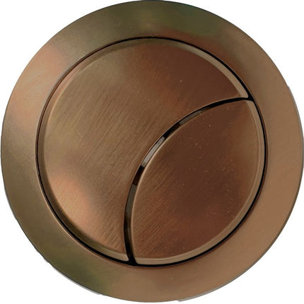 Dual Flush Cable Push Button | Brushed Bronze | 59/48mm | For DIPC0128 & DIPC0130 Cisterns
