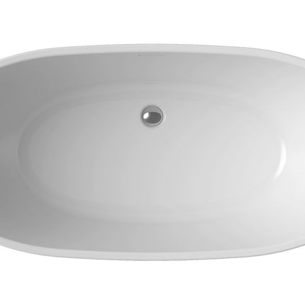 Sutton Freestanding Double End Bath | 1700×780mm | 245L | Grey, Latte, Matt Blue or White