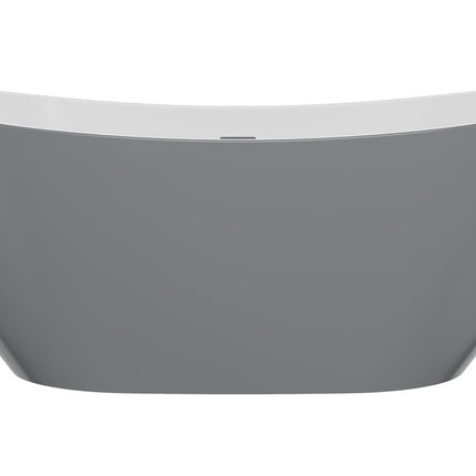 Sutton Freestanding Double End Bath | 1700×780mm | 245L | Grey, Latte, Matt Blue or White