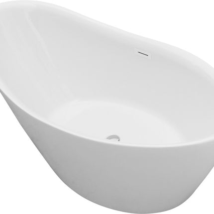 BG Bathrooms Ronda Freestanding Double End Bath 1500x720mm | 142L | Compact | 20-Year Guarantee