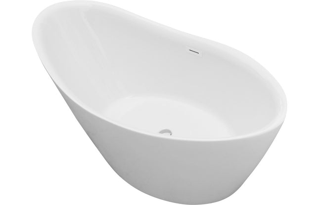 BG Bathrooms Ronda Freestanding Double End Bath 1500x720mm | White