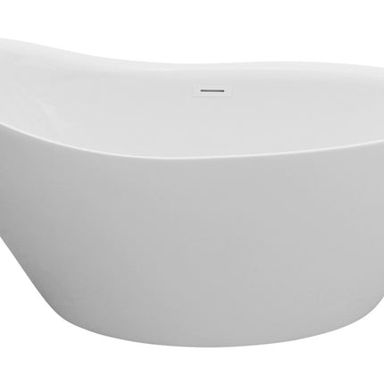 BG Bathrooms Ronda Freestanding Double End Bath 1500x720mm | 142L | Compact | 20-Year Guarantee