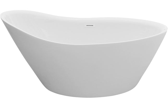 BG Bathrooms Ronda Freestanding Double End Bath 1500x720mm | White