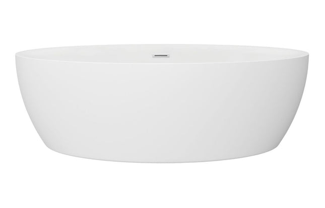 BG Bathrooms Mazara Freestanding Double End Bath 1800x800mm | White