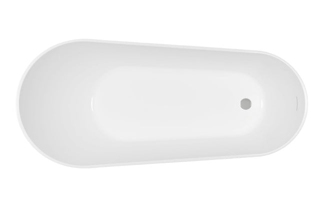 BG Bathrooms Canterbury Freestanding Slipper Bath 1500x700mm | White