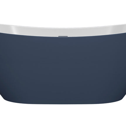 Sutton Freestanding Double End Bath | 1700×780mm | 245L | Grey, Latte, Matt Blue or White