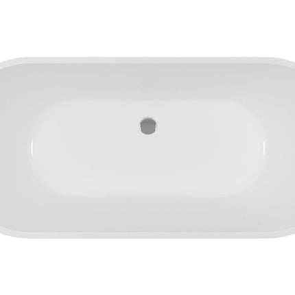 BG Bathrooms Volos Fluted Freestanding Bath 1700x750mm | 260L | 5mm Acrylic | 20-Year Guarantee