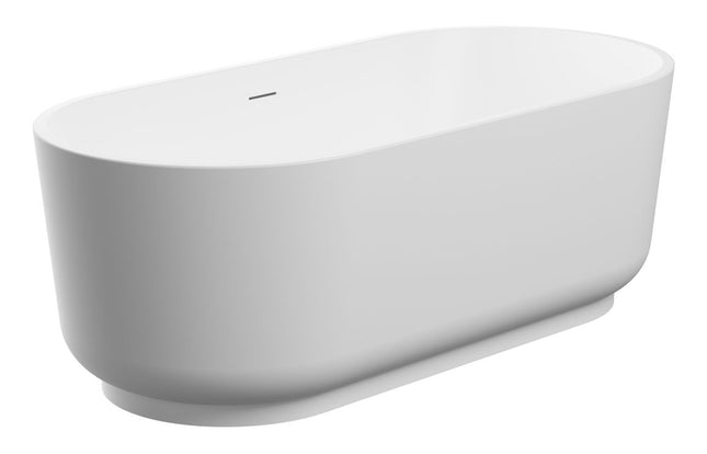 Ludlow Freestanding Double End Bath 1685x804mm | Matt White
