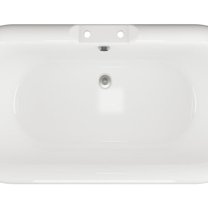 Wembury Freestanding 1690x740x620mm 2TH Bath w/Feet