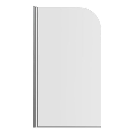 Radius Bath Screen — 800x1400mm | 6mm Toughened Glass | Pivoting | Chrome