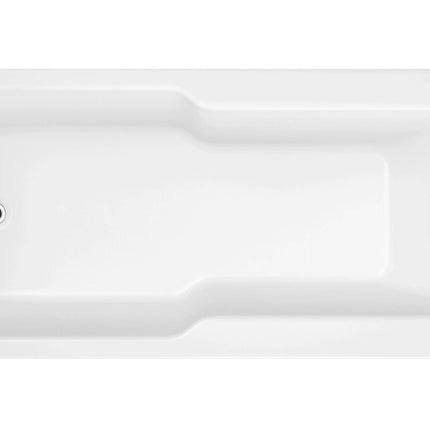 Opla Straight 1700x750x550mm 0TH "C" Shower Bath w/Legs