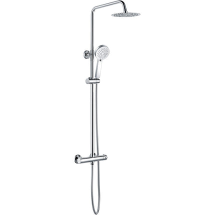 Round Thermostatic Bar Mixer w/Riser Kit