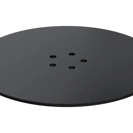 Low Profile Shower Tray Waste Cover 110mm - Matt Black | 45mm Trays
