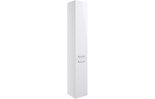 Kansas 350mm Floor Standing Tall Unit — 2 Door | 4 Shelves | White, Anthracite, Grey or Oak