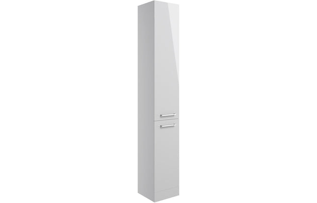 Kansas 350mm Floor Standing Tall Unit — 2 Door | 4 Shelves | White, Anthracite, Grey or Oak