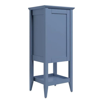 Elegance 470mm Floor Standing Midi Boy Unit - 1 Door | Classic Bathroom Storage Matt Misty Blue