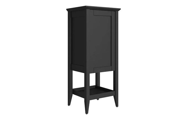 Elegance 470mm Floor Standing Midi Boy Unit - 1 Door | Classic Bathroom Storage Matt Anthracite