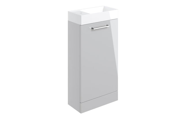 Como 410mm Floor Standing 1 Door Basin Unit & 1TH Basin