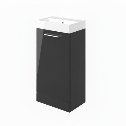 Como 410mm Floor Standing 1 Door Basin Unit & 1TH Basin