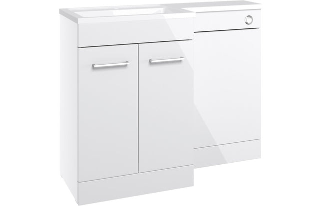 Kansas 1000mm Free Standing L-Shape Pack & Basin