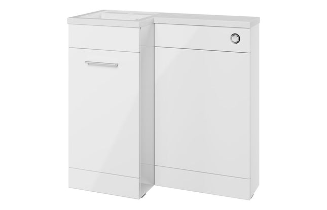 Kansas 900mm Free Standing L-Shape Pack & Basin