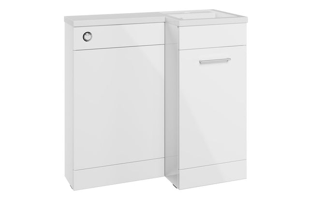 Kansas 900mm Free Standing L-Shape Pack & Basin