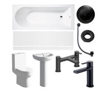 Tivoli Full Suite & Bath Matt Black Finishes