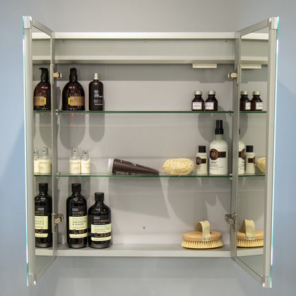 Orinoco 600mm 2 Door Front-Lit LED Mirror Cabinet