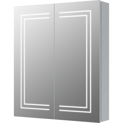 Orinoco 600mm 2 Door Front-Lit LED Mirror Cabinet