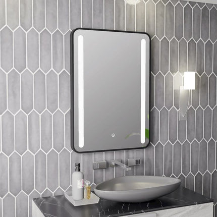 Timisse 500x700mm Rounded Front-Lit LED Mirror