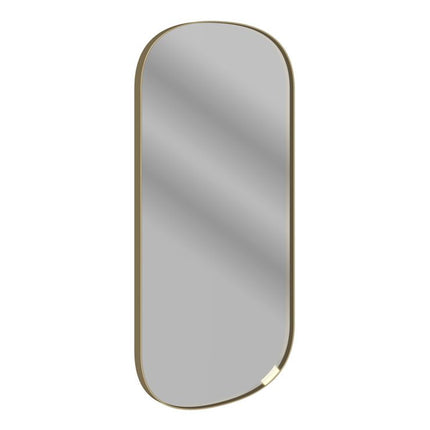 Kenji Oblong Bathroom Mirror 800 × 400mm | Aluminium Frame | Brushed Brass, Brushed Bronze & Matt Black | 2-Year Guarantee