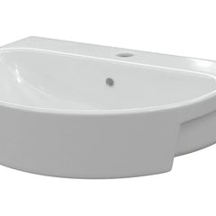 Coniston 555x435mm 1TH Semi Recessed Basin