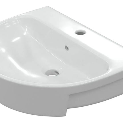 Coniston 555x435mm 1TH Semi Recessed Basin