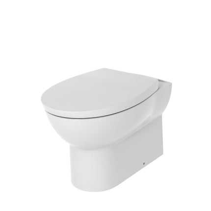 Rimless Back To Wall WC & Soft Close Seat