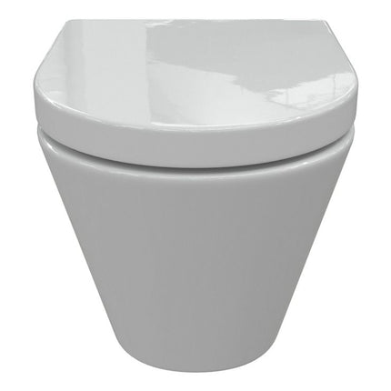 Coniston Rimless Swirlux Wall Hung WC & Soft Close Seat | 340mm | Dual Flush | Lifetime Guarantee