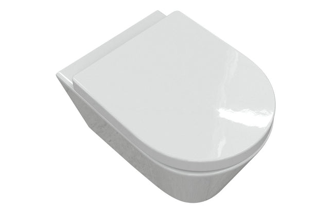Coniston Rimless Swirlux Wall Hung WC & Soft Close Seat | 340mm | Dual Flush | Lifetime Guarantee