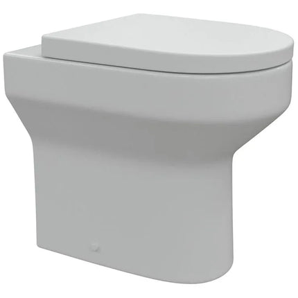 Tivoli Back to Wall WC Pan with Soft Close Seat - White | Standard or Comfort Height | Lifetime Guarantee Standard Pan