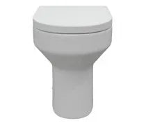Tivoli Back to Wall WC Pan with Soft Close Seat - White | Standard or Comfort Height | Lifetime Guarantee