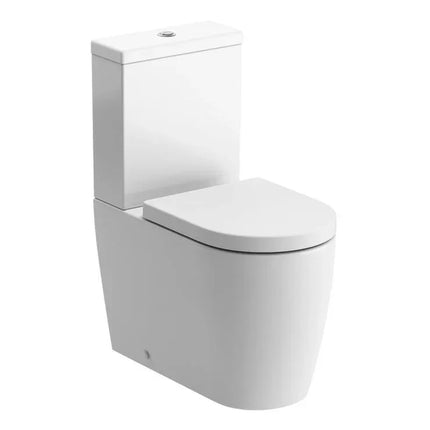 Jema Close Coupled Fully Shrouded WC with Soft Close Seat - White | Dual Flush | Lifetime Guarantee