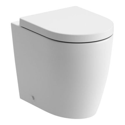 Jema Back to Wall WC with Soft Close Seat - White | Dual Flush | Lifetime Guarantee