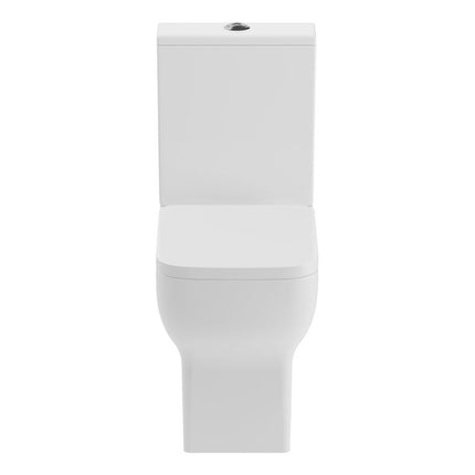 Auro 4-Piece Bathroom Suite | Rimless Close Coupled WC, Basin & Full Pedestal
