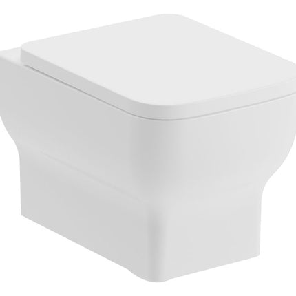 Auro Rimless Wall-Hung WC — Pan & Soft-Close Seat | Optional Frame Pack | WRAS Approved