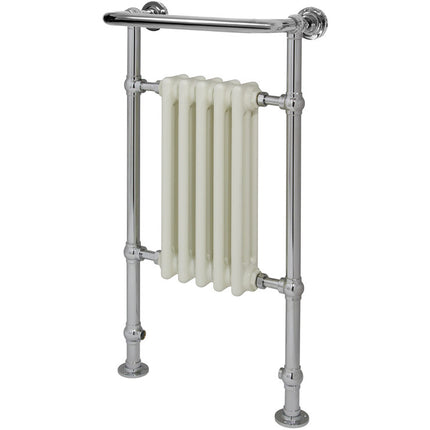 Lundi Traditional Radiator | White Steel | Central Heating | 2 Sizes