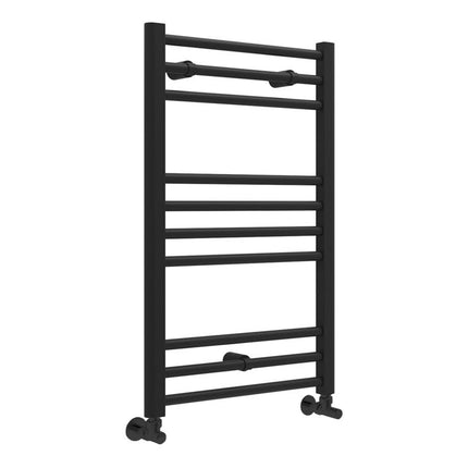 Element Straight 30mm Ladder Radiator - Matt Black