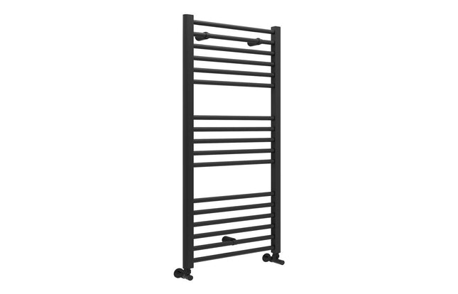 Element Straight 30mm Ladder Radiator - Matt Black