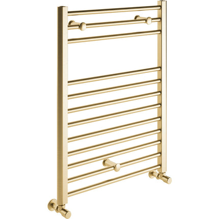 Element Straight 30mm Ladder Radiator - Brushed Brass
