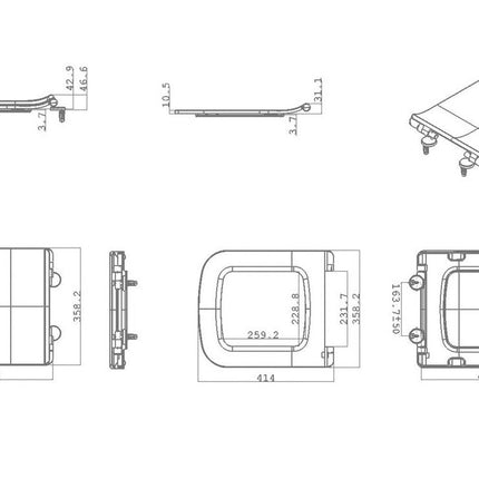 Sondrio Slim Soft Close Toilet Seat — White | Fits Sondrio & Cedarwood WC's