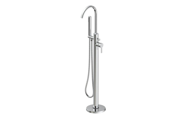 Tregada Floor Standing Bath Shower Mixer | Chrome, Brushed Brass & Matt Black | High Pressure