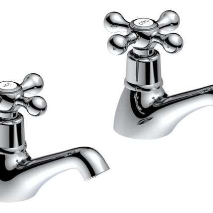 Buckham Basin Pillar Taps - Chrome